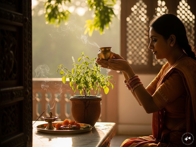 तुलसी में कब और कैसे चढ़ाएं जल? जानें सही समय, नियम और इसके चमत्कारी फायदे