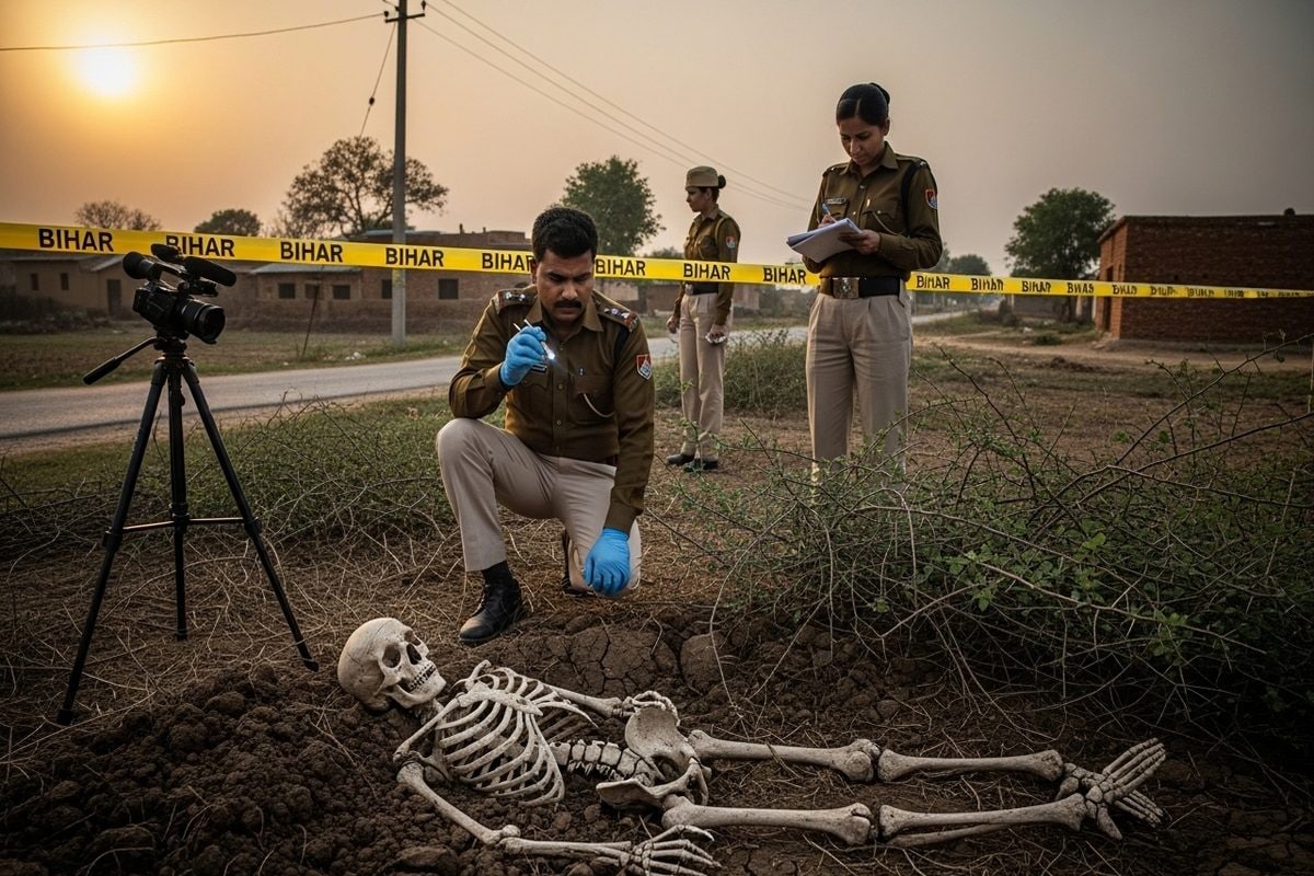 बिहार में यहां नर कंकाल मिलने से सनसनी, हत्या की आशंका, जांच में जुटी पुलिस