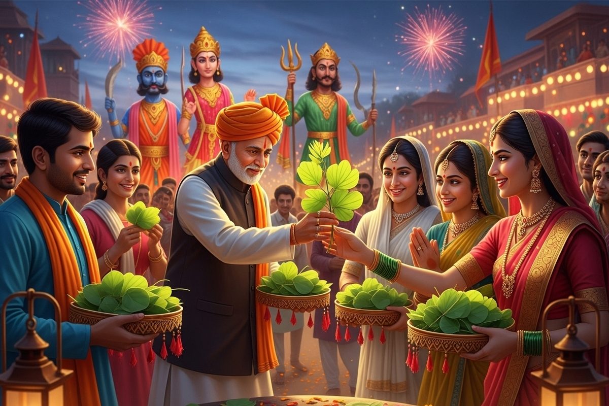 dussehra me sona patti ka importance। दशहरा पर सोना पत्ती के उपाय, - News18 हिंदी