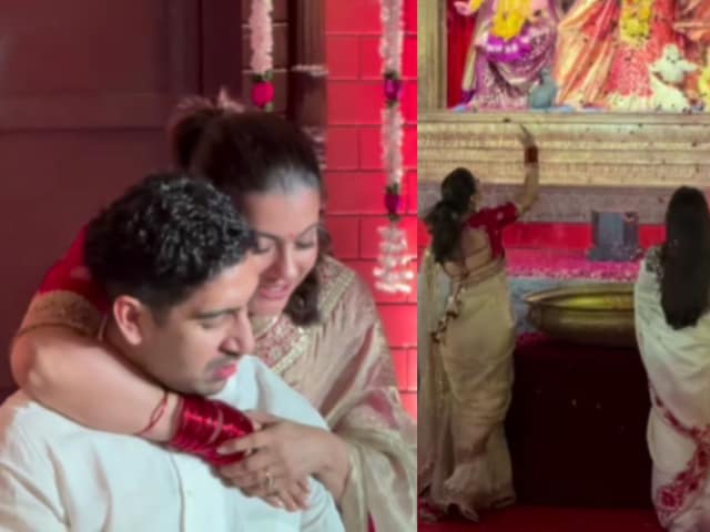 Rani-Kajol reached to take blessings of Maa Durga, Video