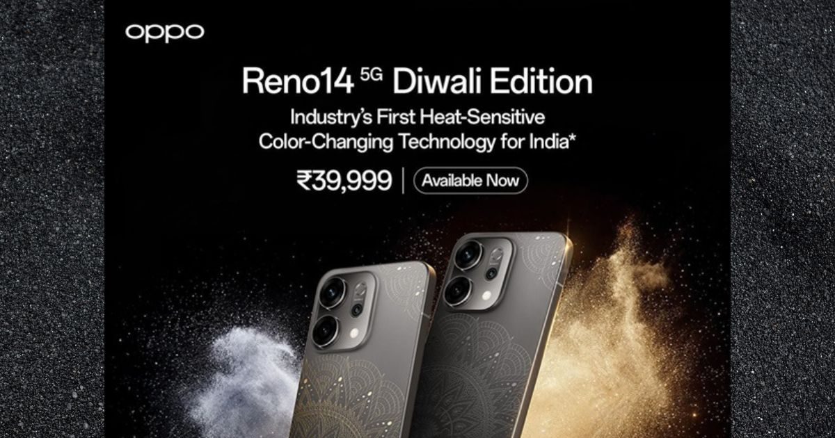 Tach – OPPO Reno14 दिवाली एडिशन: त्योहारों की रौनक और खुशियों से भरा एक स्मार्टफ़ोन