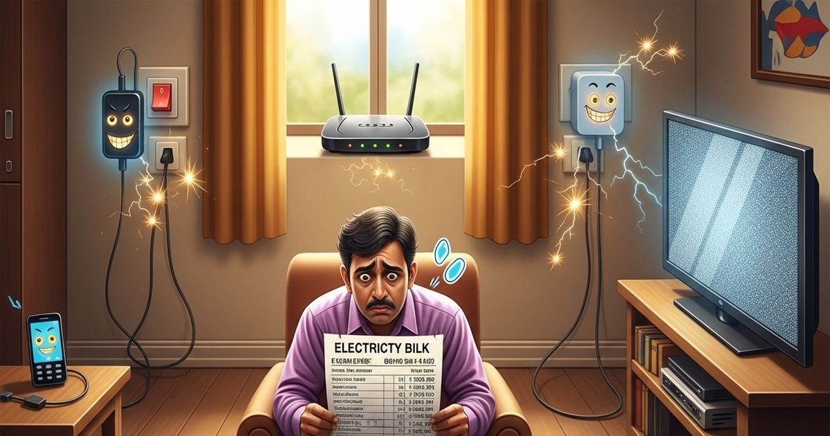 Tach – टीवी, मोबाइल चार्जर और राउटर चुपके-चुपके करते हैं बिजली चोरी, ‘भूतिया करंट’ बढ़ा रहा आपका बिजली बिल