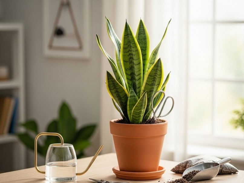 बरसात में पानी का निकास यानी ड्रेनेज सबसे जरूरी है. अगर गमले के नीचे छेद नहीं है तो पानी जमा होकर जड़ों को नुकसान पहुंचाएगा. इसलिए हमेशा Snake Plant को ऐसे गमले में लगाएं जिसमें नीचे छेद हो और मिट्टी हल्की व रेतीली हो. इससे पानी आसानी से निकल जाएगा और पौधा हेल्दी रहेगा.