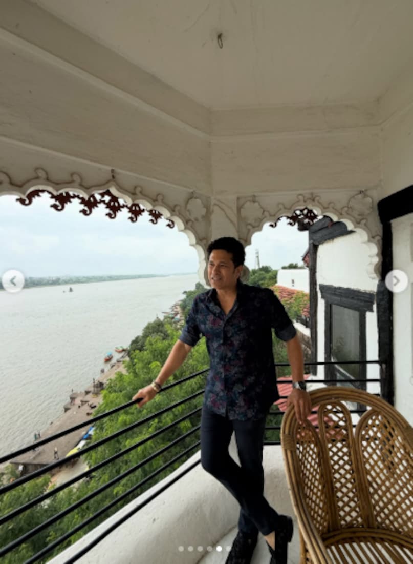 Sachin Tendulkar, Saaniya Chandhok, Sara Tendulkar, Anjali Tendulkar, Maheshwar, heart of incredible india, incredible india ahilya fort, Sachin Tendulkar daughter inlaw Saaniya Chandhok, Sachin Tendulkar Maheshwar, सचिन तेंदुलकर, सानिया चंडोक, सारा तेंदुलकर, अंजलि तेंदुलकर