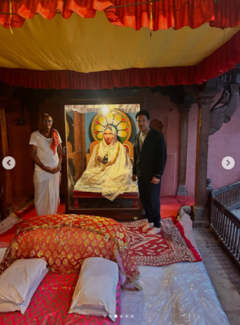 Sachin Tendulkar, Saaniya Chandhok, Sara Tendulkar, Anjali Tendulkar, Maheshwar, heart of incredible india, incredible india ahilya fort, Sachin Tendulkar daughter inlaw Saaniya Chandhok, Sachin Tendulkar Maheshwar, सचिन तेंदुलकर, सानिया चंडोक, सारा तेंदुलकर, अंजलि तेंदुलकर 