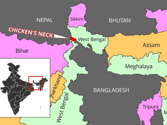 चिकन नेक को भारत की गर्दन क्यों कहते हैं? दुश्मन करते हैं काटने की कोशिश