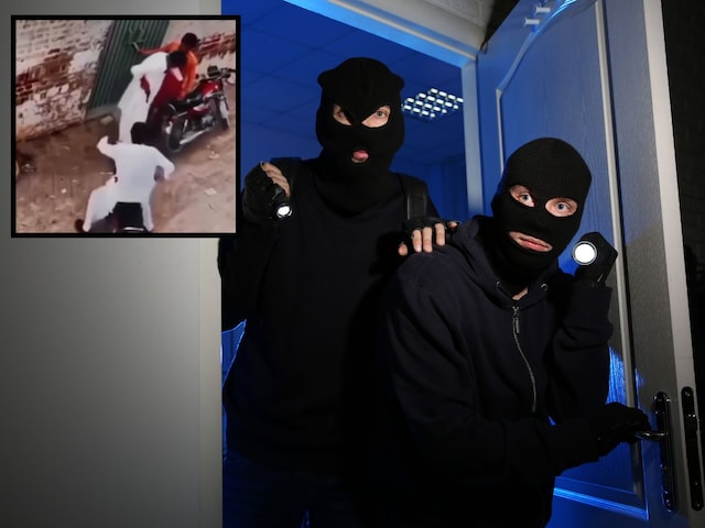 'Good thief!' Steal on the bike, snatched money by showing guns, then ... 'Good thief!' Steal on the bike, snatched money by showing guns, then ...