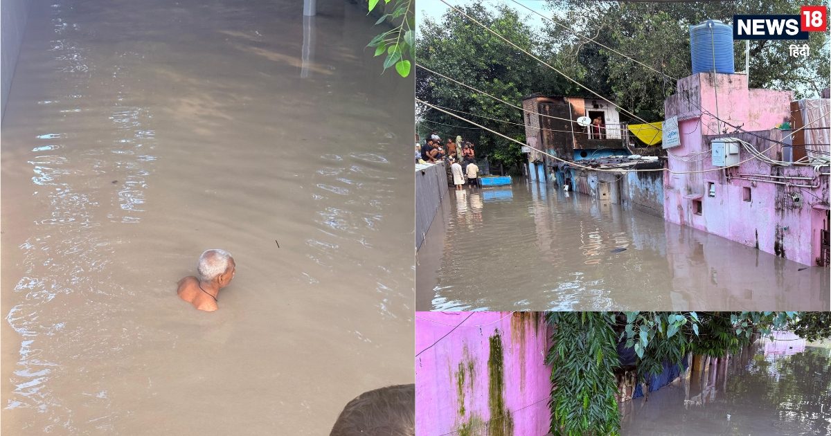 दिल्‍ली के 8 इलाके डूबे, रिंग रोड पर चढ़ा यमुना का पानी, NH 154-A बंद
