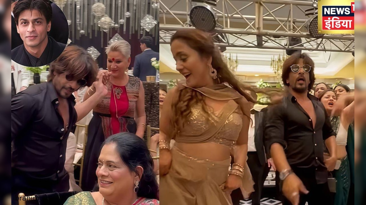 Romantic dance of Shahrukh Khan’s lookalike with women, recreated 26 year old song – ‘Feel Deta Bhai..’