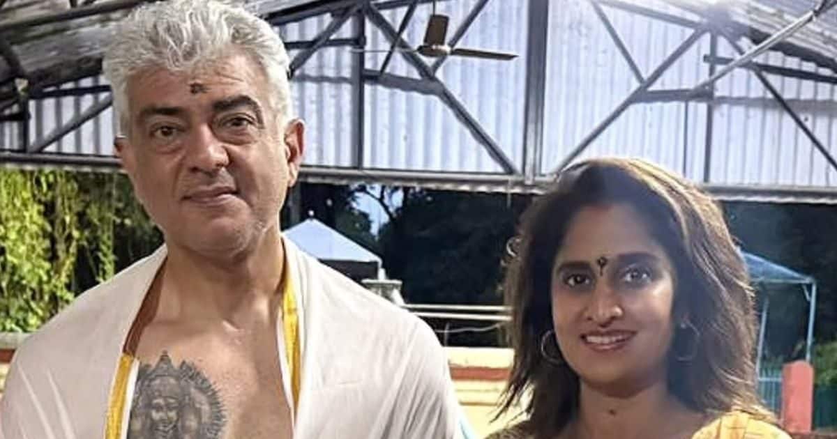 Ajit Kumar flaunted tattoo, Kul Devi’s form visible on his chest, pictures of the superstar went viral