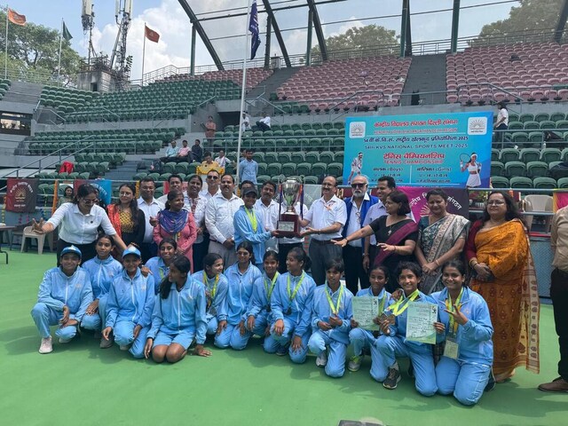 KV राष्ट्रीय स्पोर्ट्स मीट में दिल्ली बनी लॉन टेनिस की ओवरऑल चैंपियन
