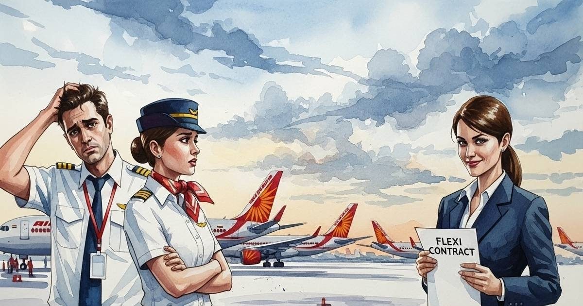 क्या है फ्लेक्सी कॉन्ट्रैक्ट? जिससे बढ़ी Air India पायलट्स की बेचैनी, जानें सच