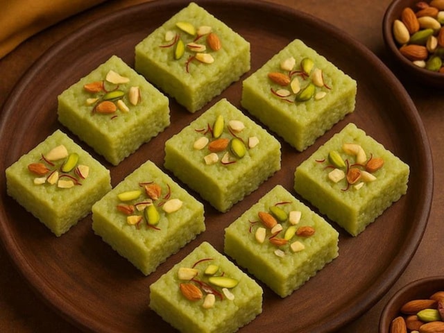Make tasty and healthy bottle gourd barfi on the occasion of festival, guests will also appreciate it. Make tasty and healthy bottle gourd barfi on the occasion of festival, guests will also appreciate it.