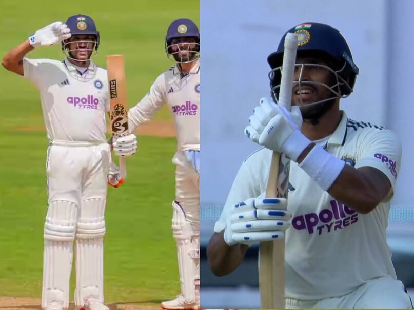 Dhruv Jurel Century salute