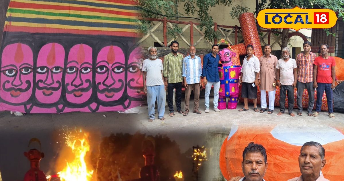 भीलवाड़ा दशहरा: हिंदू-मुस्लिम परिवार मिलकर बनाते रावण, भाईचारे का संदेश