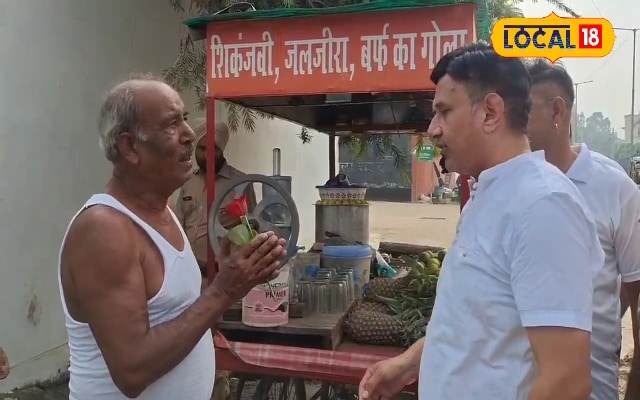 गांधी जयंती के दिन गांधीगिरी पर उतरा नगर निगम, अवैध अतिक्रमण वालों को बांटा गुलाब और दे डाला आखिरी मौका