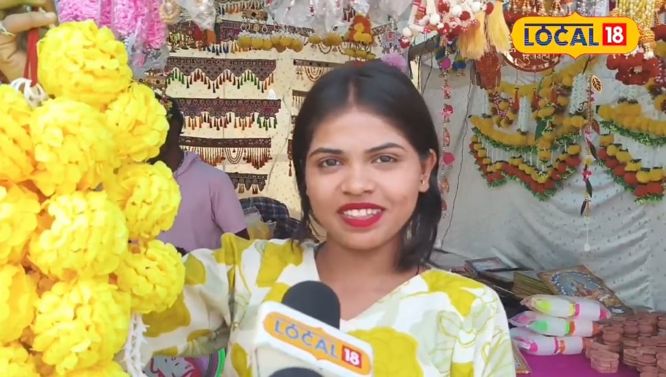 कोरबा का ये बाजार दिवाली की शान, हाथों से बने लटकन और झूमर तक...