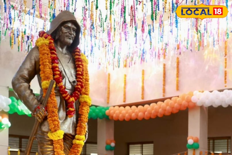 आदिवासी नायक टंट्या भील, मध्य प्रदेश के क्रांतिकारी, Tantya Bhil Freedom Fighter, खरगोन टंट्या भील कहानी, Tantya Bhil History, Tantya Bhil Jivan Katha, local18, khargone letest news, Madhya Pradesh hindi news आदिवासी नायक टंट्या भील, मध्य प्रदेश के क्रांतिकारी, Tantya Bhil Freedom Fighter, खरगोन टंट्या भील कहानी, Tantya Bhil History, Tantya Bhil Jivan Katha, local18, khargone letest news, Madhya Pradesh hindi news