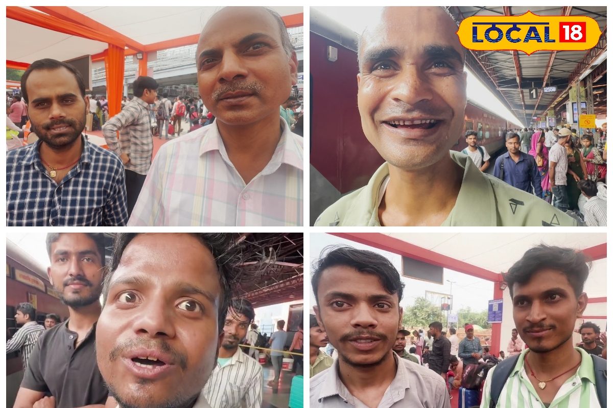 बिहार जा रहे लोगों ने दिल्ली रेलवे स्टेशन पर समझा दिया इलेक्शन का पूरा गणित