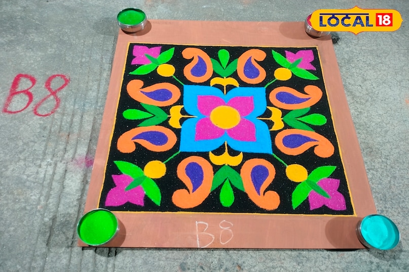 मंडलेश्वर में रंगोली प्रतियोगिता, local18, khargone letest news, Madhya Pradesh hindi news मंडलेश्वर में रंगोली प्रतियोगिता, local18, khargone letest news, Madhya Pradesh hindi news