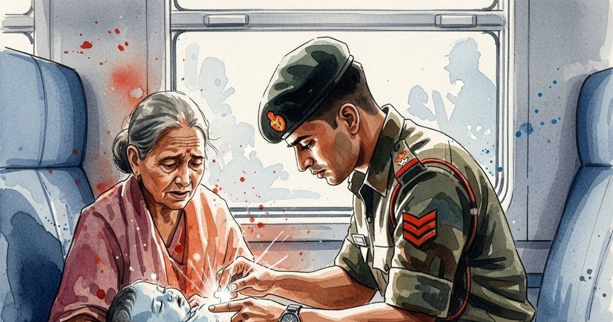 नीला पड़ा चेहरा... जवान ने किया ऐसा चमत्‍कार, टग गई 8 माह के बच्‍चे की बला