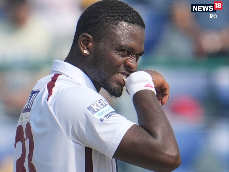 Jayden Seales, Jayden Seales, Justin Greaves, IND vs WI, India vs West Indies 2nd Test, india vs west indies test, ind vs wi test series, india vs west indies, west indies fast bowlers flop, जयडेन सील्स, इंडिया वर्सेस वेस्टइंडीज