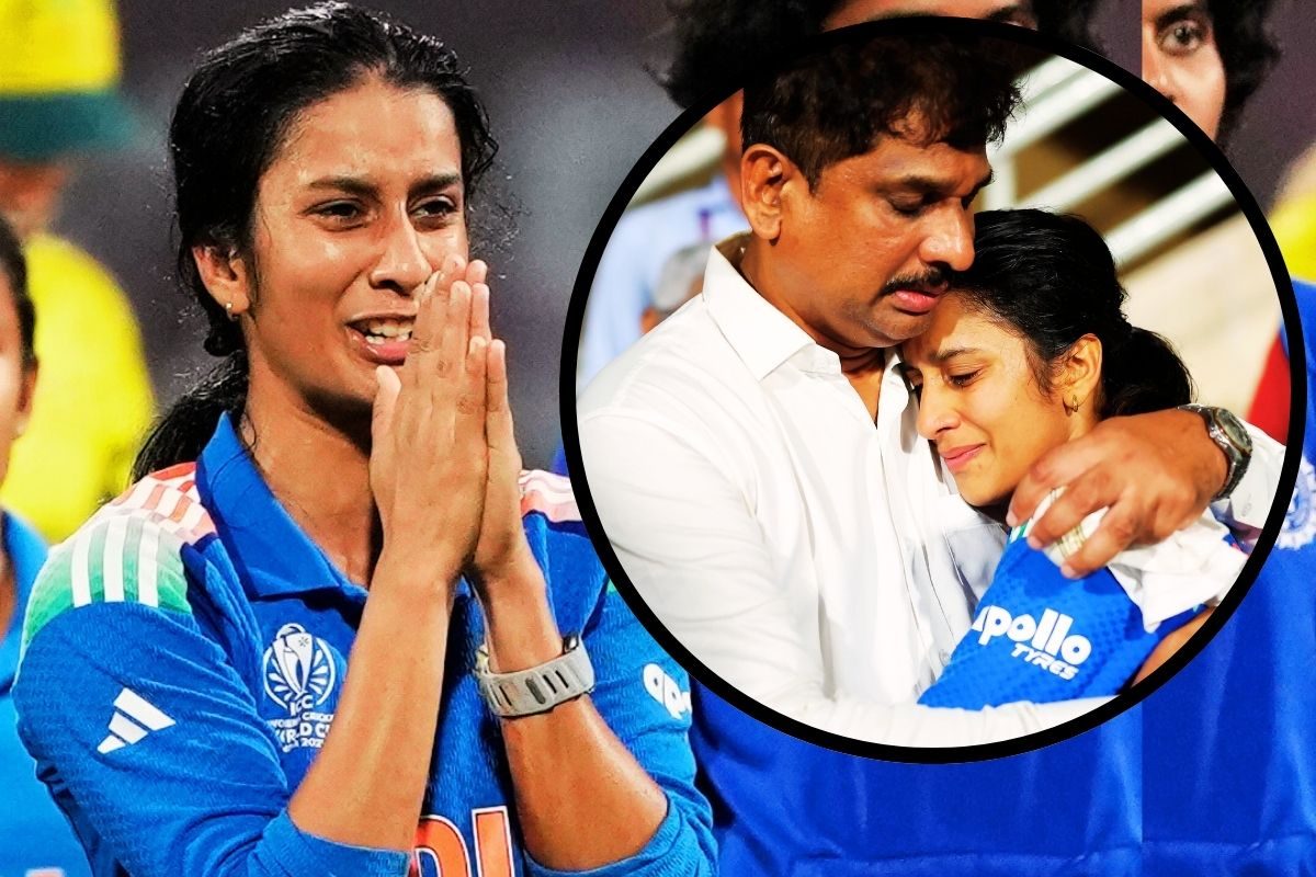 Video: भारत को फाइनल में पहुंचा पापा के गले लग बच्चे की तरह रोई जेमिमा