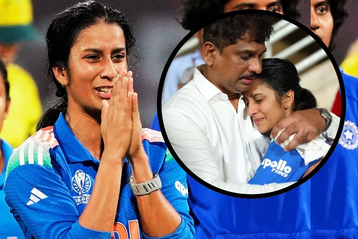 Video: भारत को फाइनल में पहुंचा पापा के गले लग बच्चे की तरह रोई जेमिमा