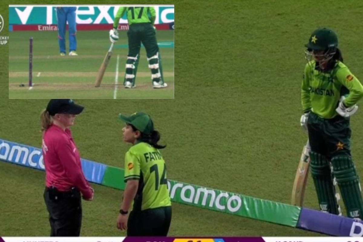 मुनीबा को LBW के लिए थी अपील, अंपायर ने दे दिया रनआउट, लड़ने आ गई PAK कप्‍तान