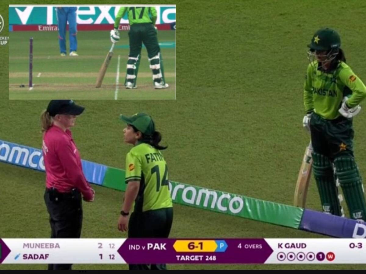 Muneeba alli run out