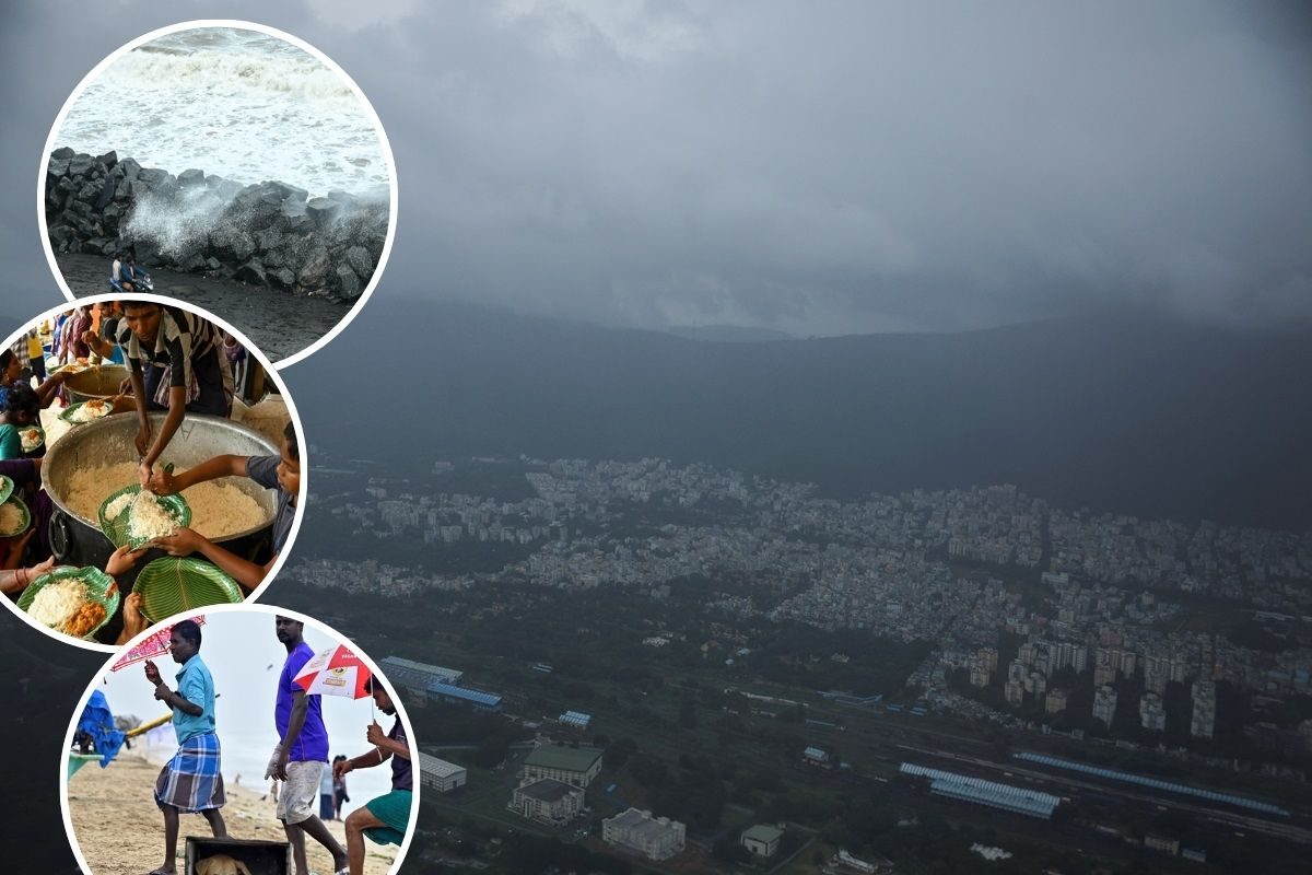 मोंथा ने 5 घन्टे किया आंध्र में लैंडफाल क्या होता है ये देखिए तस्वीरें