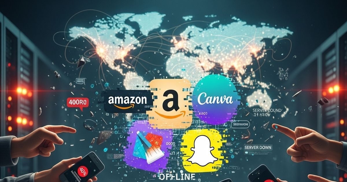 Tach – internet outage hits major websites and mobile apps includes Snapchat canva fortnite downdetector complained- दिवाली के दिन दुनिया भर में बड़ा इंटरनेट आउटेज: Amazon, Google, Snapchat समेत कई ऐप्स हुए डाउन