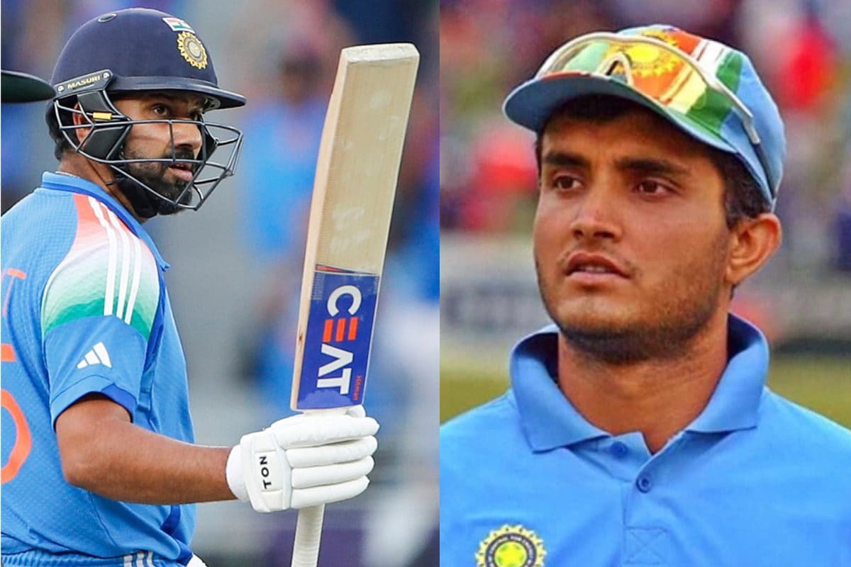 सिर्फ 8 रनों की पारी में रोहित ने गांगुली के रिकॉर्ड की बराबरी कर ली