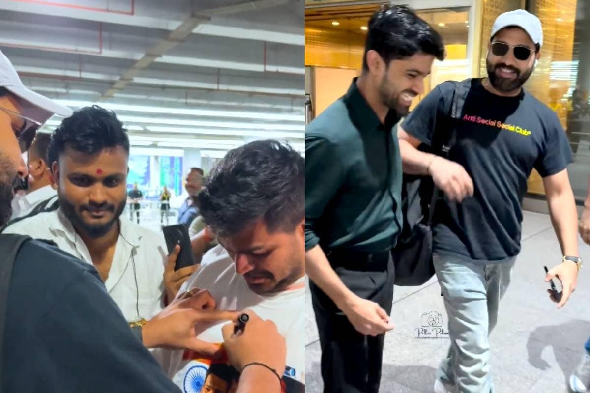 मुंबई का राजा लौट आया! AUS में बल्‍ले से तबाही मचाने के बाद रोहित का स्‍वागत