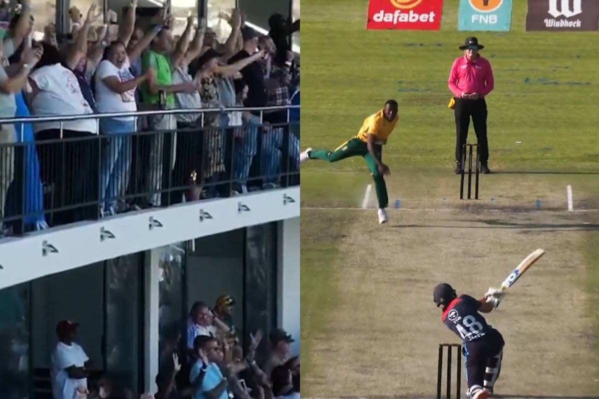 2 ओवर में चाहिए थे 23 रन, फिर आया ये जादुई शॉट, झूम उठे नामीबियाई फैन्‍स
