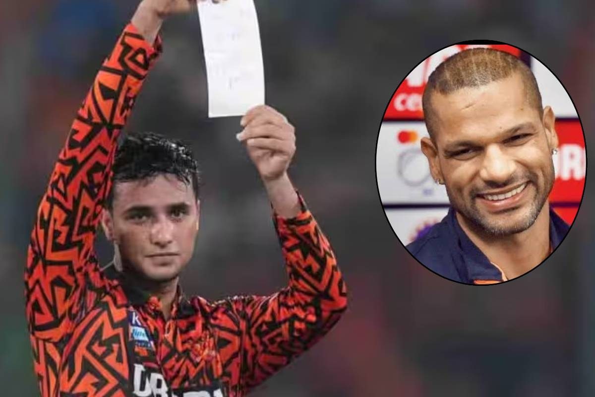 ... तो चिट सेलिब्रेशन के पीछे शिखर धवन थे, अभिषेक शर्मा ने खोल दिया राज