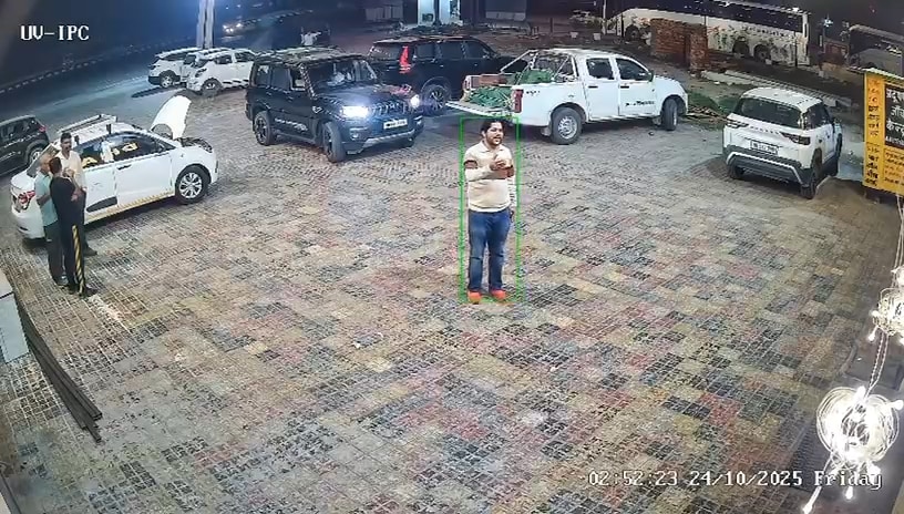 CIA-1 इंचार्ज की गुंडई, युवक को धमकाया, 3 CCTV फुटेज आए सामने