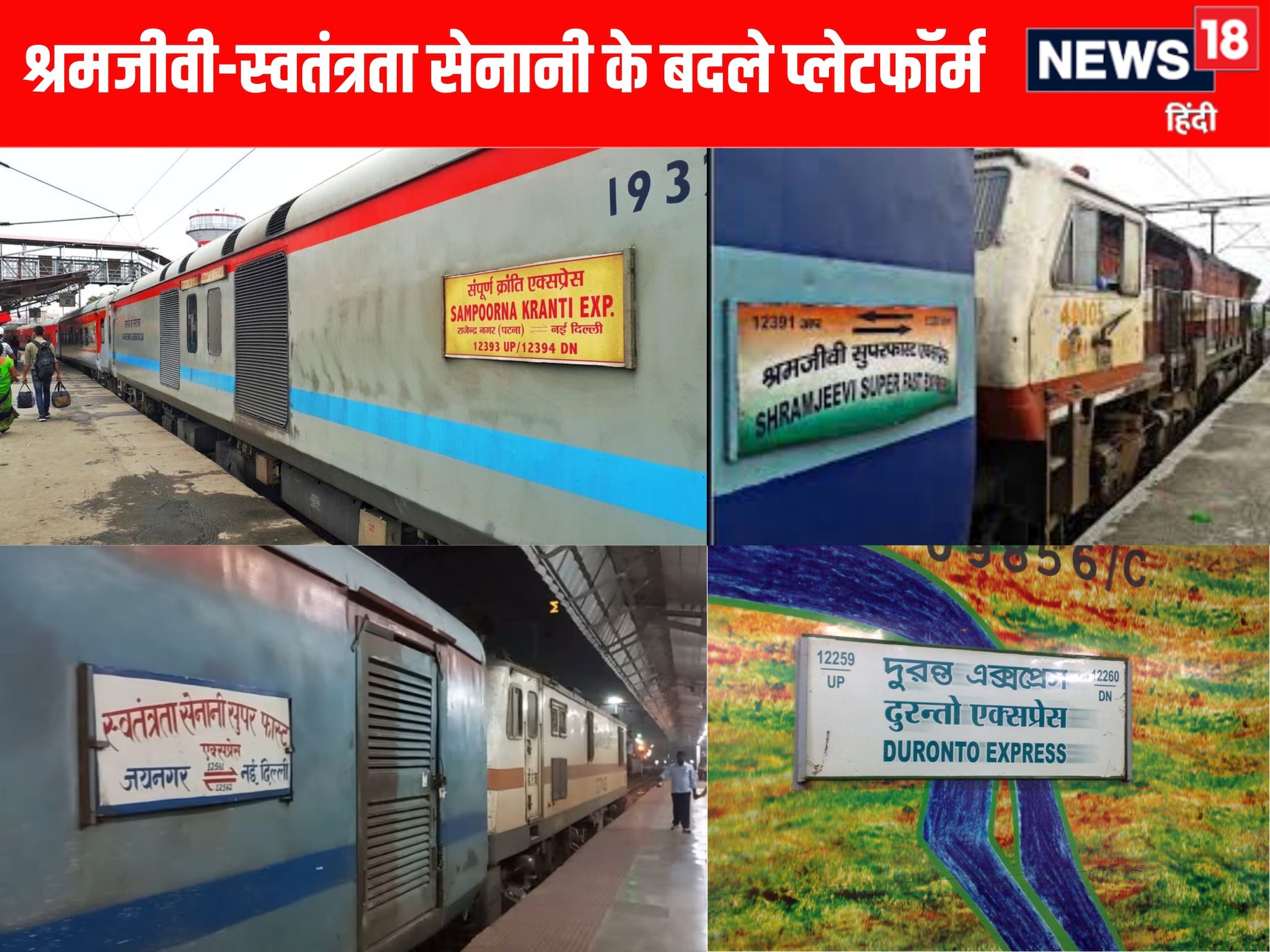 दिवाली-छठ पर जाने वालों नई दिल्ली से खुलने वाली ट्रेनों के बदले प्लेटफॉर्म