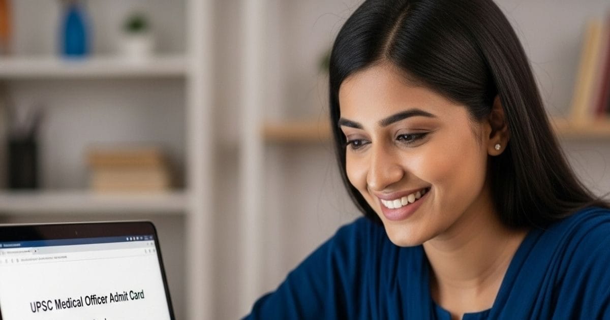 यूपीएससी मेडिकल ऑफिसर एडमिट कार्ड जारी, upsc.gov.in से करें डाउनलोड