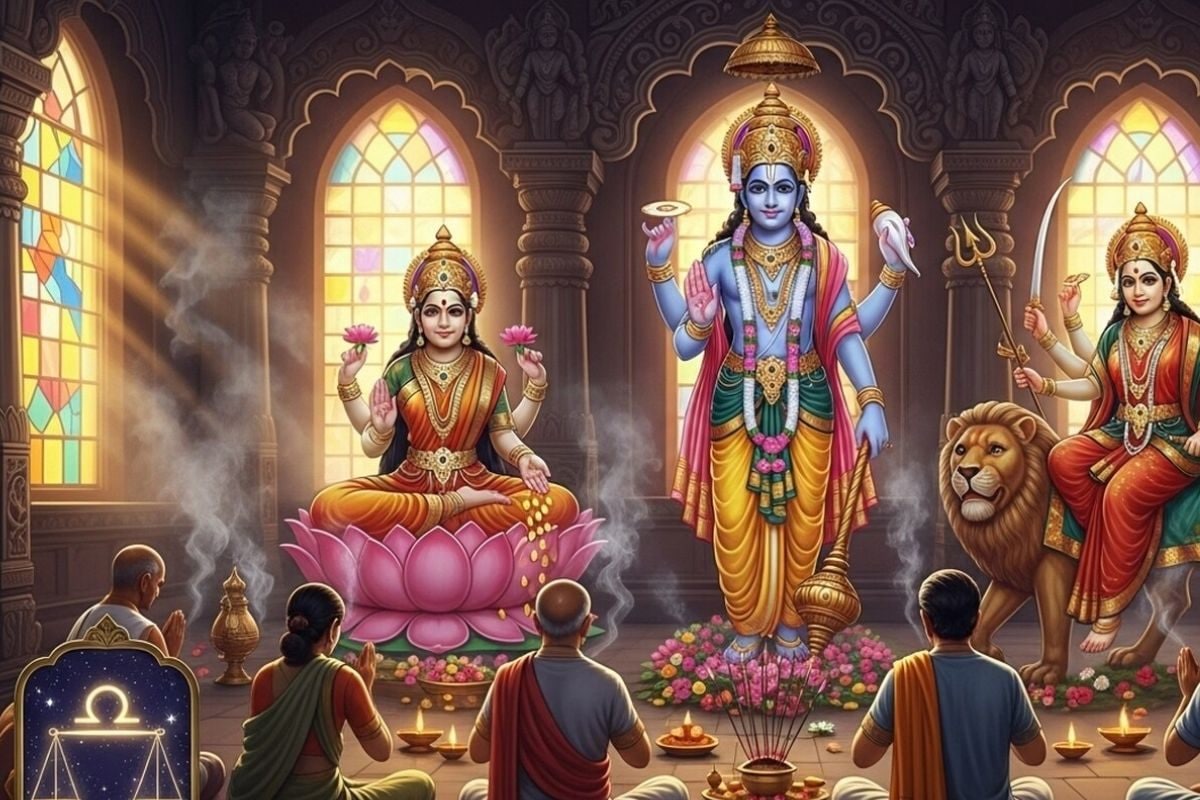 तुला वालों को आज मिलेगा जीवनसाथी का साथ, बढ़ेगा बिजनेस, तीन देवताओं की है कृपा