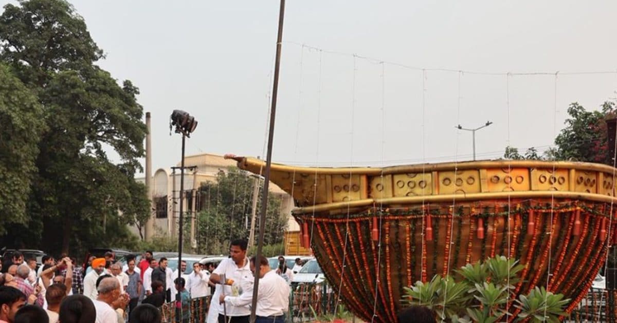 15 फीट ऊंचाई, स्क्रैप से निर्माण! दीपावली पर फरीदाबाद में बना गिनीज रिकॉर्ड