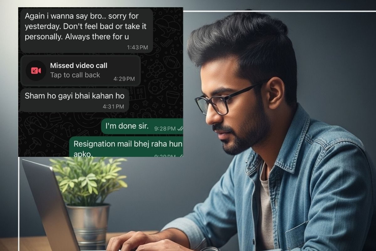 सिर्फ 3 शब्द लिखकर छोड़ दी नौकरी मैनेजर ने Video कॉल पर मांगी माफी