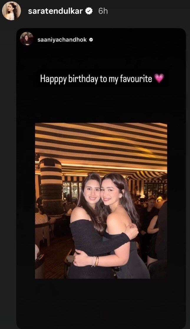 Sara Tendulkar birthday