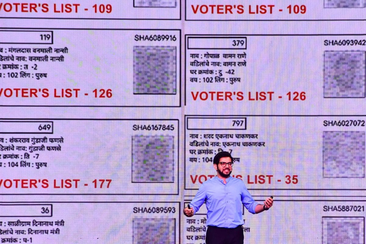 एक कमरे में 38 वोटर वोट चोरी के ‘सबूत’! अब चुनाव आयोग करेगा जांच