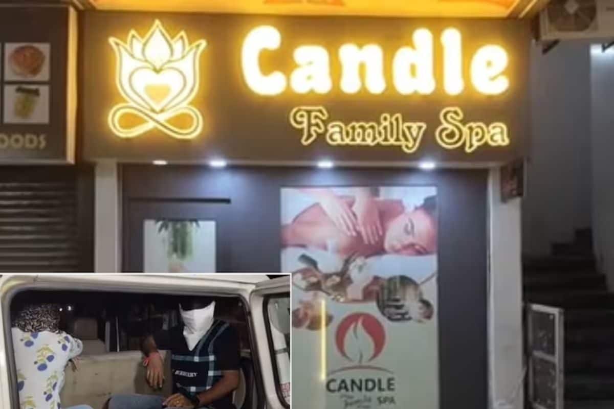 दौड़ी-भागी स्पा सेंटर पहुंची पुलिस  छोटे से कमरे में चल रहा था बड़ा कांड फिर