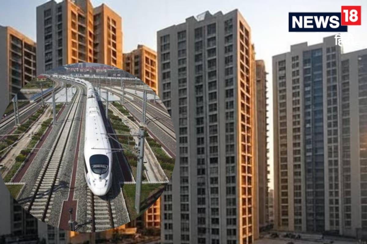 दिल्ली-नोएडा एयरपोर्ट हाई-स्पीड ट्रेन कॉरिडोर का ऐलान अब इन इलाकों में आसमान