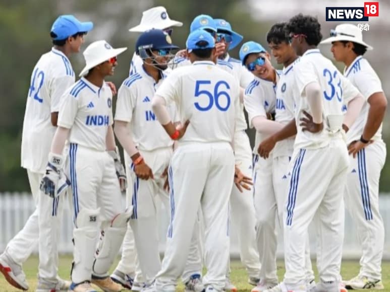 Henil Patel, Who is Henil Patel, Henil Patel Australia tour, Henil Patel bowling, Henil Patel bowling records, Henil Patel India U19, Vaibhav Suryavanshi, IND U19 vs AUS U19, हेनिल पटेल, इंडिया अंडर 19 वर्सेस ऑस्ट्रेलिया अंडर 19