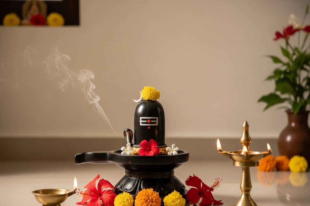 Shivling placement
