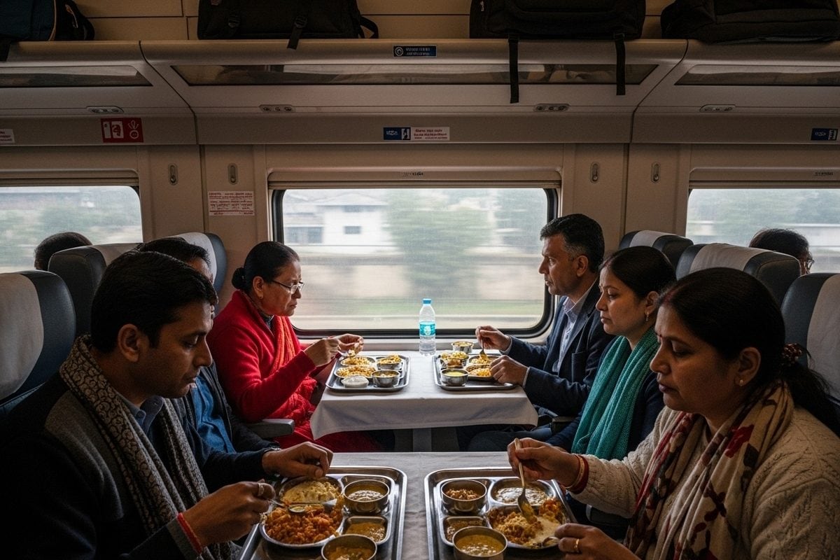 इन 384 खास ट्रेनों में सफर के दौरान नहीं लिया जाता है खाने का पैसा!