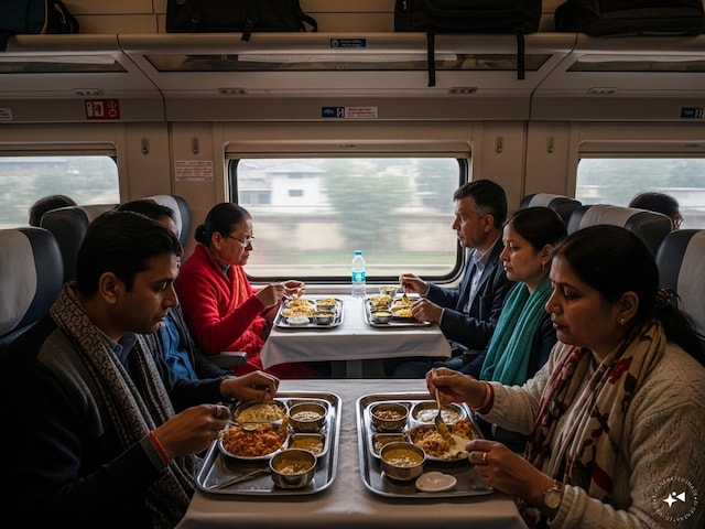 इन 384 'खास' ट्रेनों में सफर के दौरान नहीं लिया जाता है खाने का पैसा!